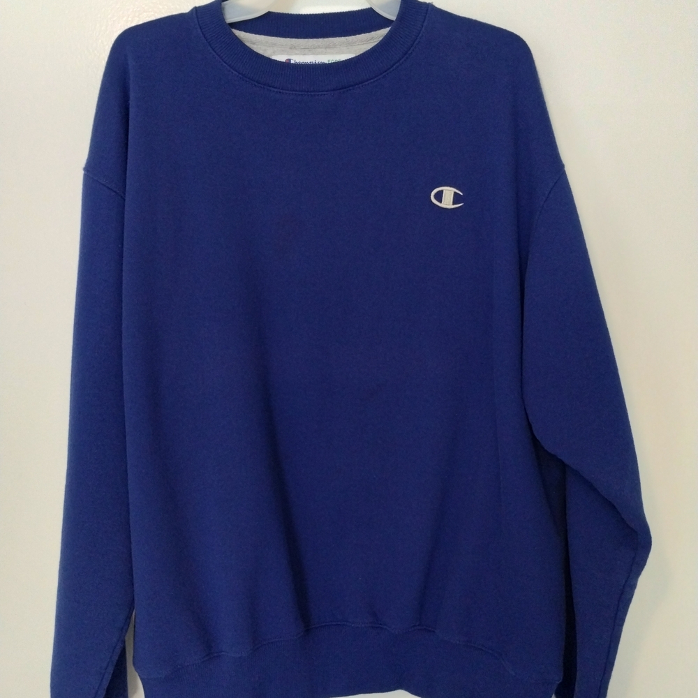 Champion Men's Deep Blue Crewneck Sweater